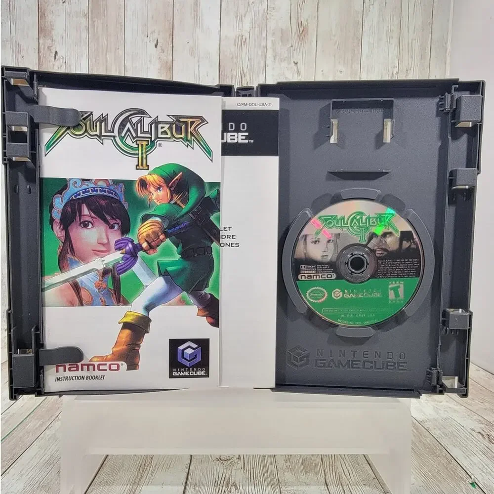 Soul Calibur II (Nintendo GameCube, 2003) Complete CIB Tested Black Label
